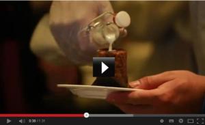 The chocolate chip cookie milk shot got its first airing at the SXSW festival in the US.